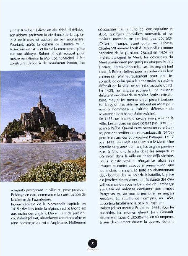 Le Mont à marée haute