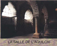 Salle de l'aquilon abbaye du Mont Saint Michel