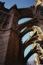 Arcs-boutant de l'abbatiale du Mont Saint Michel