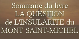 Sommaire du livre la question de l'insularit du Mont