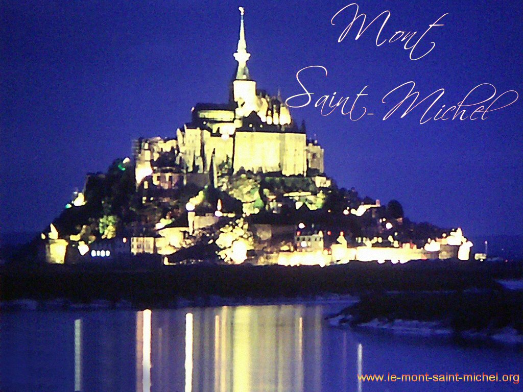 La nuit au Mont Saint Michel