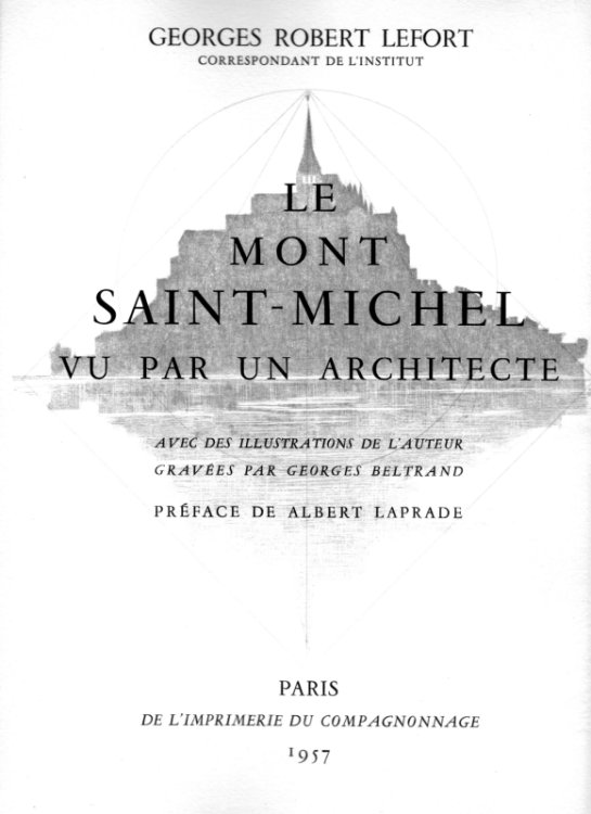 Le Mont Saint-Michel vu par un architecte