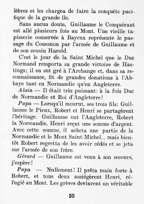 Le Mont Saint-Michel, un livre pour les croisés page 53