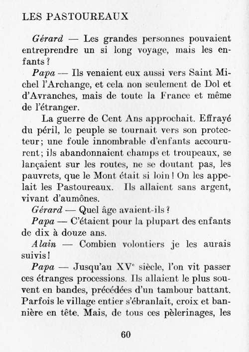Le Mont Saint-Michel, un livre pour les croiss page 60