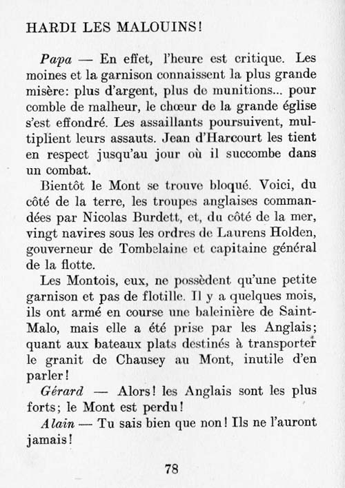 Le Mont Saint-Michel, un livre pour les croiss page 78