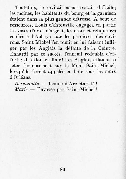 Le Mont Saint-Michel, un livre pour les croiss page 80