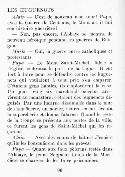 Le Mont Saint-Michel, un livre pour les croiss page 90