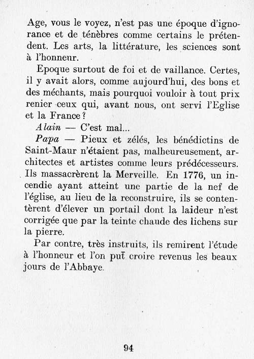 Le Mont Saint-Michel, un livre pour les croiss page 94