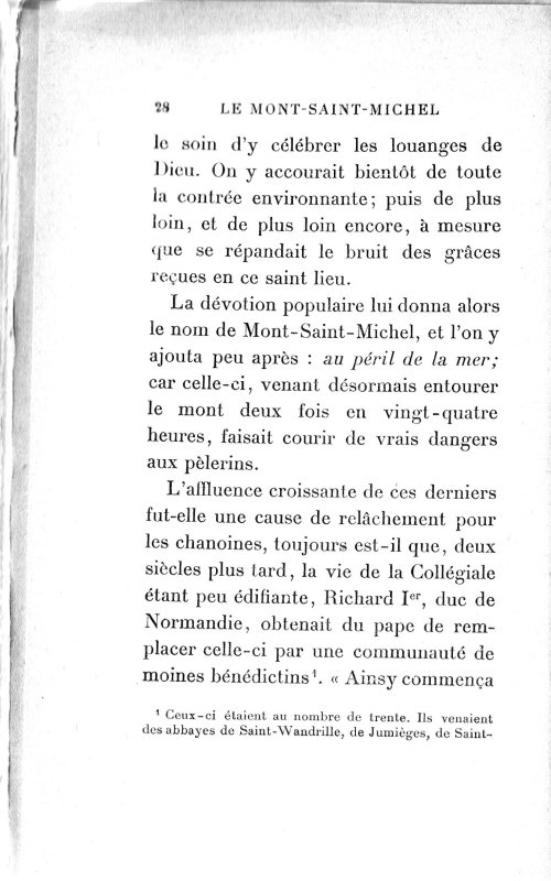 Page 22 La dvotion populaire lui donna alors le nom de Mont-Saint-Michel