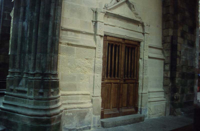 Cloture sud du choeur de l'abbatiale Mont saint Michel