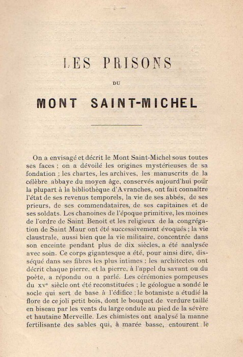 prisons du mont saint michel, page 1