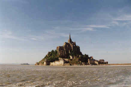 Le Mont Saint-Michel vue de l'Ouest