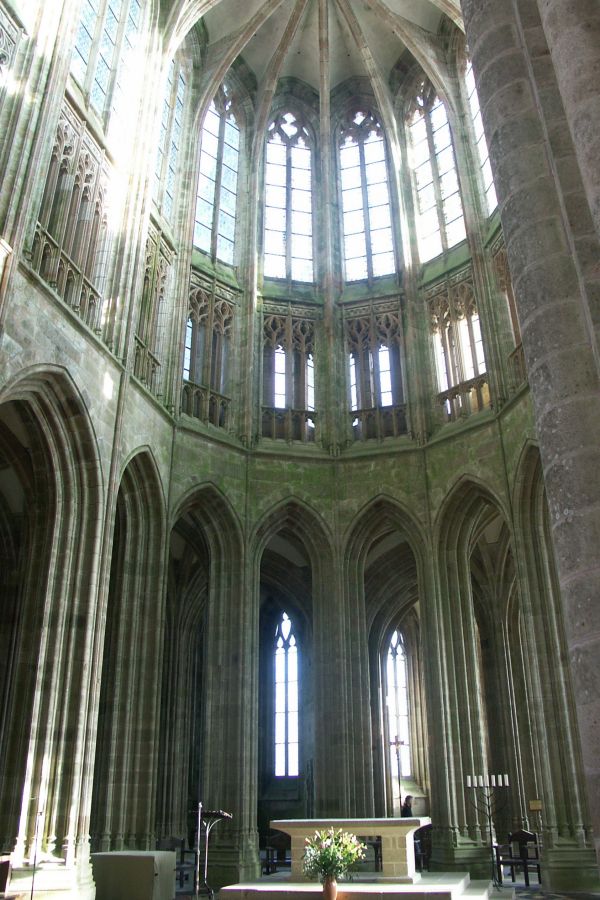 Coro gótico de la iglesia de la abadía.