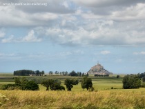 Mont Saint-Michel vu de l'intrieur des terres